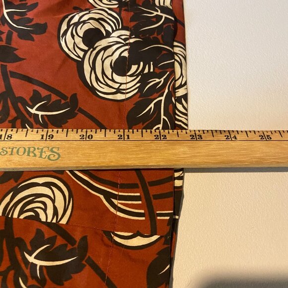 MaxMara Women 2 Floral Blouse Puff Short Sleeve Professional Office Career Top - Picture 6 of 7